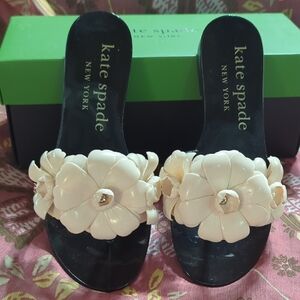 kate spade Floral Cream Sandals